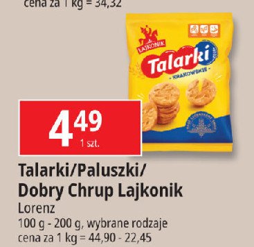 Krakersy Lajkonik krakowskie talarki promocja