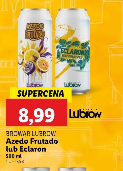 Piwo eclaron Lubrow promocja w Lidl