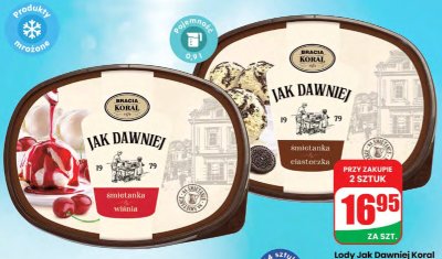 Lody Jak Dawniej 3 rodzaje promocja w Dino