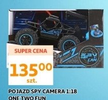 Pojazd spy camera 1:18 One two fun promocja