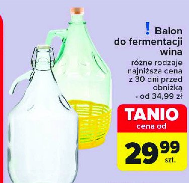Balon do wina w koszu promocja