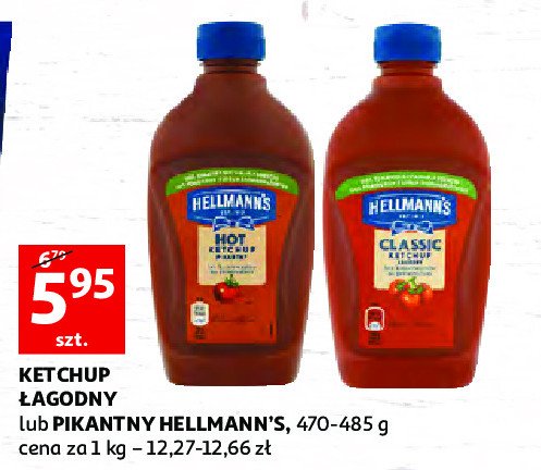 Ketchup łagodny Hellmann's promocje