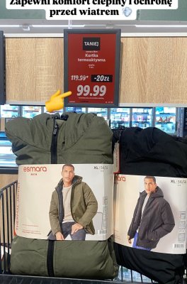 Kurtka termoaktywna męska Esmara Men promocja w Lidl