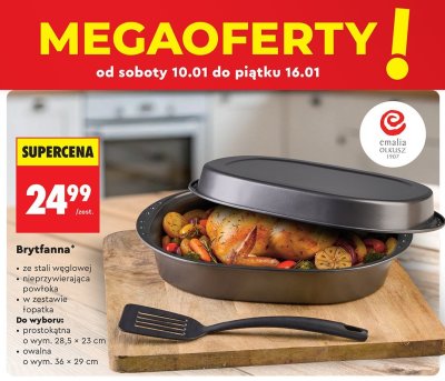 Brytfanna Emalia Olkusz owalna promocja w Biedronka