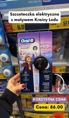 Szczoteczka elektryczna PRO Kids 3+ Kraina Lodu promocja w Kaufland