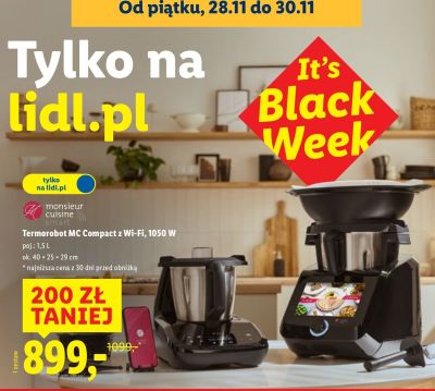 Termorobot MC Compact z Wi-Fi, 1050 W Monsieur Cuisine Smart promocja w Lidl