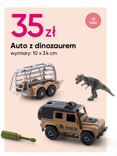 Auto z dinozaurem promocja