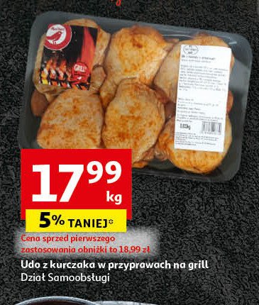 Udo z kurczaka w przyprawach na grill Auchan promocja