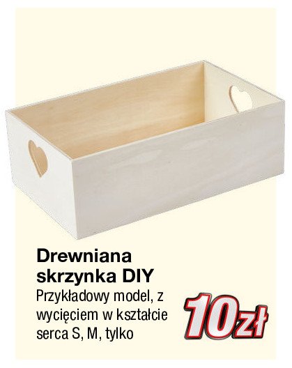 Skrzynka drewniana diy rozm. s promocja