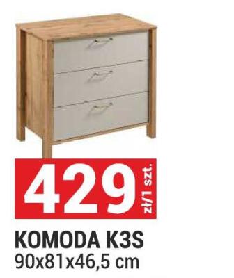 KOMODA K3S 90x81x46,5 cm promocja w Merkury Market