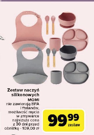 Zestaw naczyń silikonowy ami MOMI promocja w Carrefour