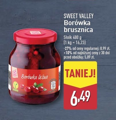 Borówka leśna Sweet valley promocja