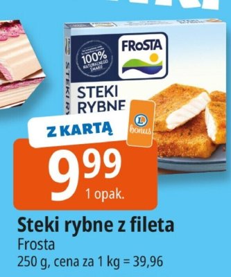 Steki rybne z fileta Frosta promocja w Leclerc