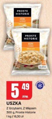 Uszka z Grzybami, z Mięsem Proste Historie promocja w Chorten