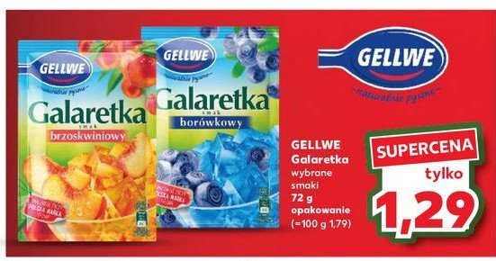 Galaretka brzoskwiniowa Gellwe promocja