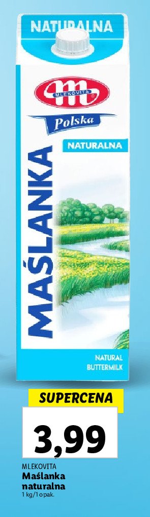 Ma艣lanka naturalna Mlekovita promocja