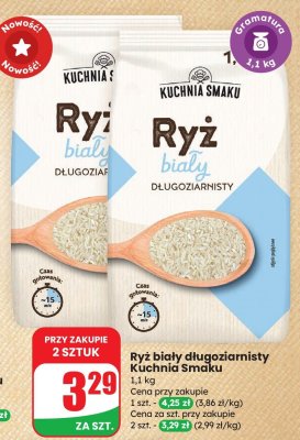 Ryż biały długoziarnisty promocja w Dino