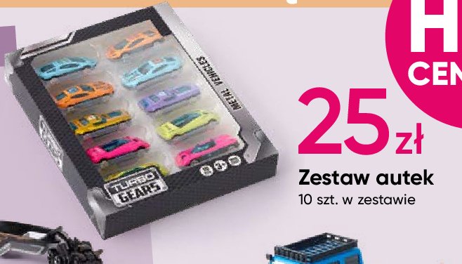 Zestaw autek promocja w Pepco