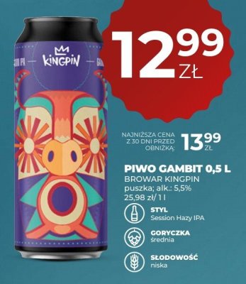 Piwo Gambit 0,5 L promocja w Duży Ben