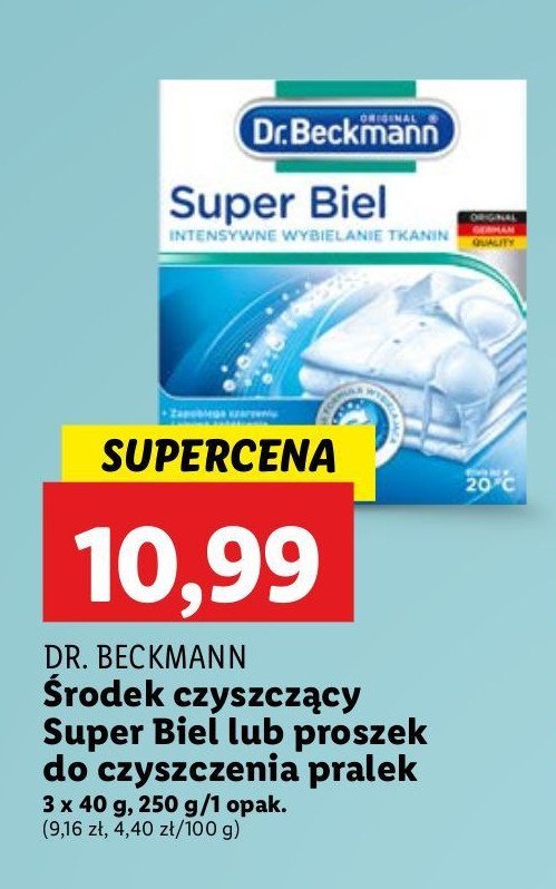 Wybielacz super biel Dr. beckmann promocja