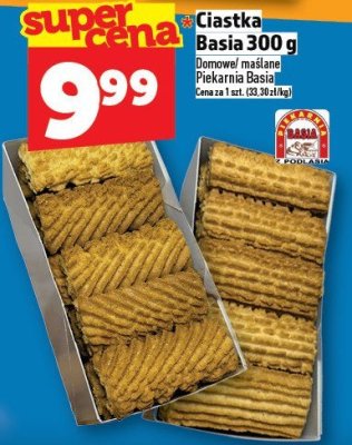 Ciastka Basia 300 g promocja w TOPAZ