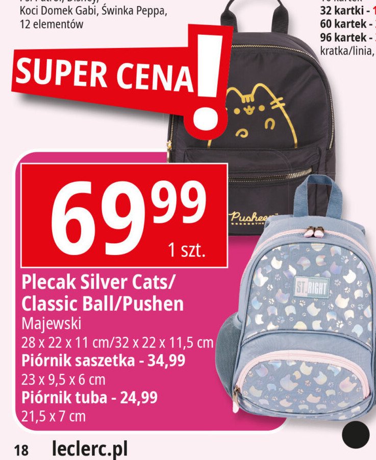 Plecak classic ball St. majewski promocja