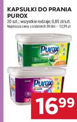 Kapsu艂ki do prania kolor Purox promocja