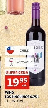 Wino LOS PINGUINOS MERLOT promocja