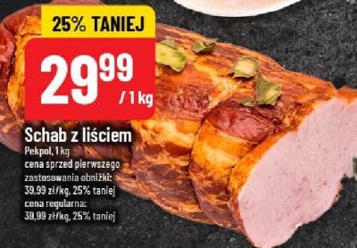 Schab z liściem Pelpol promocja w POLOmarket