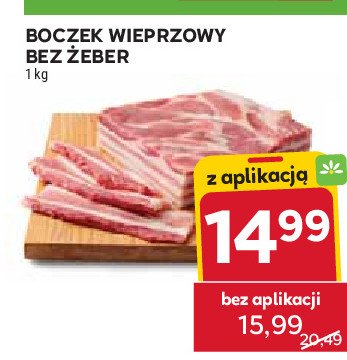 Boczek wieprzowy bez żeberek promocja