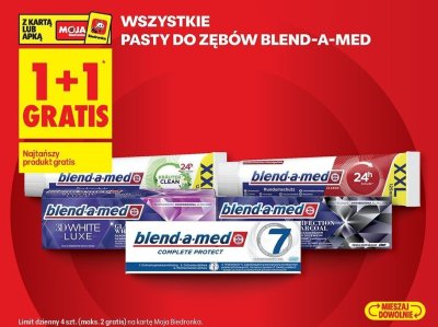 Pasta do zębów Blend-a-med promocja w Biedronka