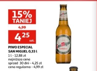 Piwo San miguel especial promocja