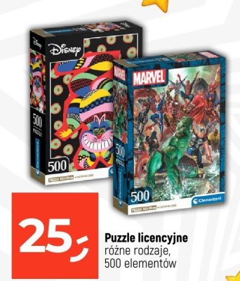 Puzzle licencyjne różne rodzaje, 500 elementów promocja w Dealz