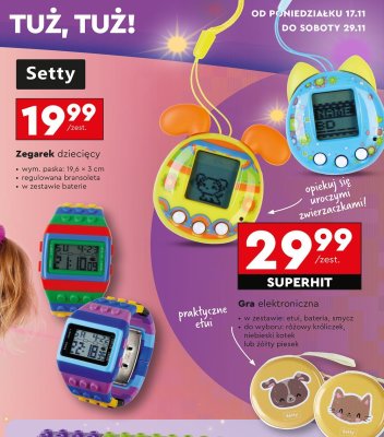Zegarek dziecięcy Setty promocja w Biedronka