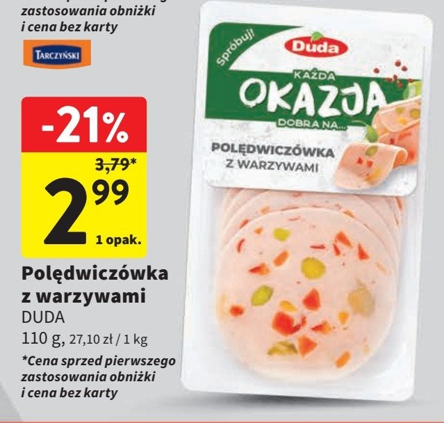 Pol臋dwicz贸wka z warzywami Silesia duda promocja