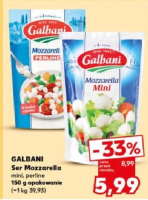 Ser mozzarella perline promocja w Kaufland