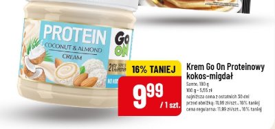 Krem Go On Proteinowy kokos-migdał promocja w POLOmarket