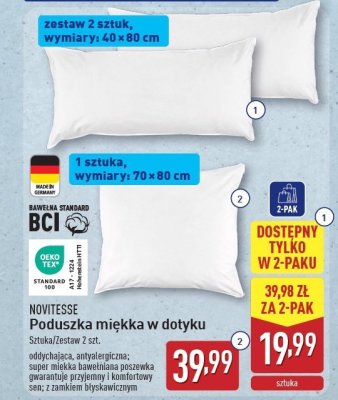 Poduszka 40 x 80 cm Novitesse promocja