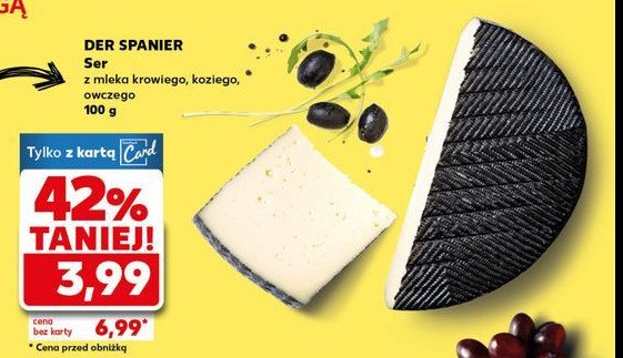 Ser z mleka krowiego koziego i owczego Der spanier promocja