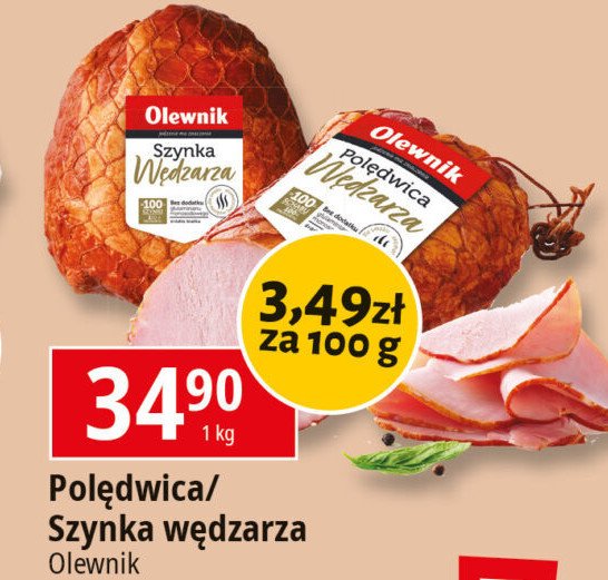 Polędwica wędzarza Olewnik promocja w Leclerc