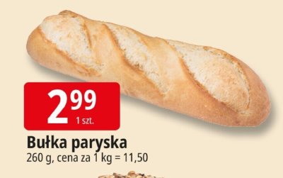 Bułka paryska promocja w Leclerc