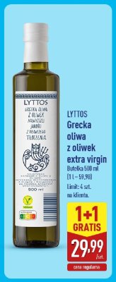 Grecka oliwa z oliwek extra virgin promocja w Aldi
