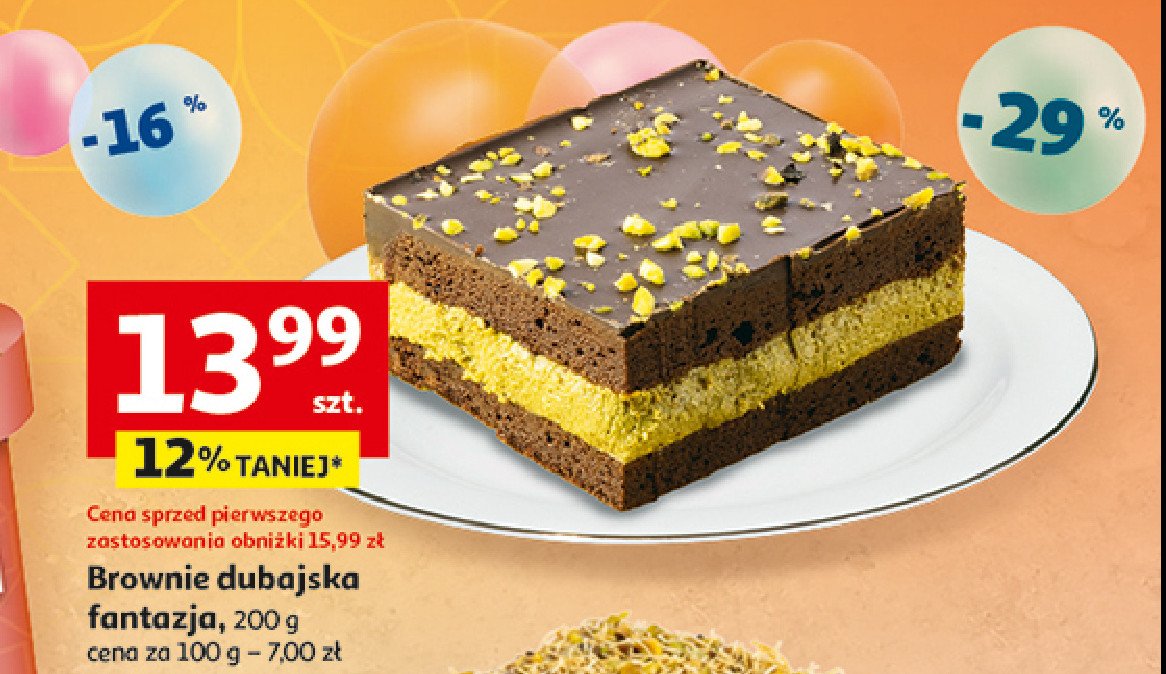 Brownie dubajska fantazja promocja w Auchan