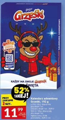 Kalendarz adwentowy Grzeski, 192 g promocja w Twój Market