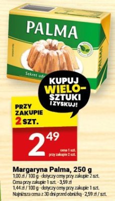 Margaryna Palma, 250 g promocja w Twój Market