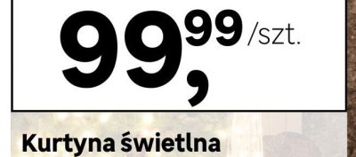 Kurtyna świetlna zewnętrzna sople 300 LED promocja w Leroy Merlin