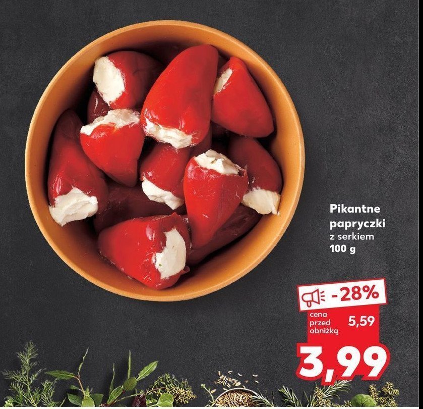 Papryczki pikantne z serem promocja