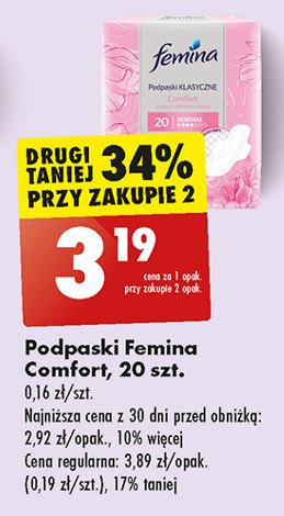 Podpaski normal Femina classic promocja