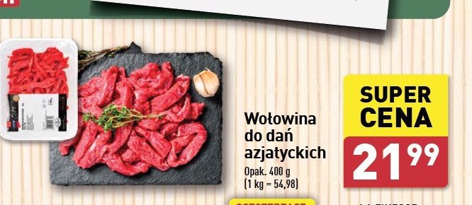 Wołowina do dań azjatyckich Łuków promocja