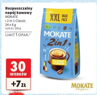 Rozpuszczalny napój kawowy 2w1 Classic Mokate promocja